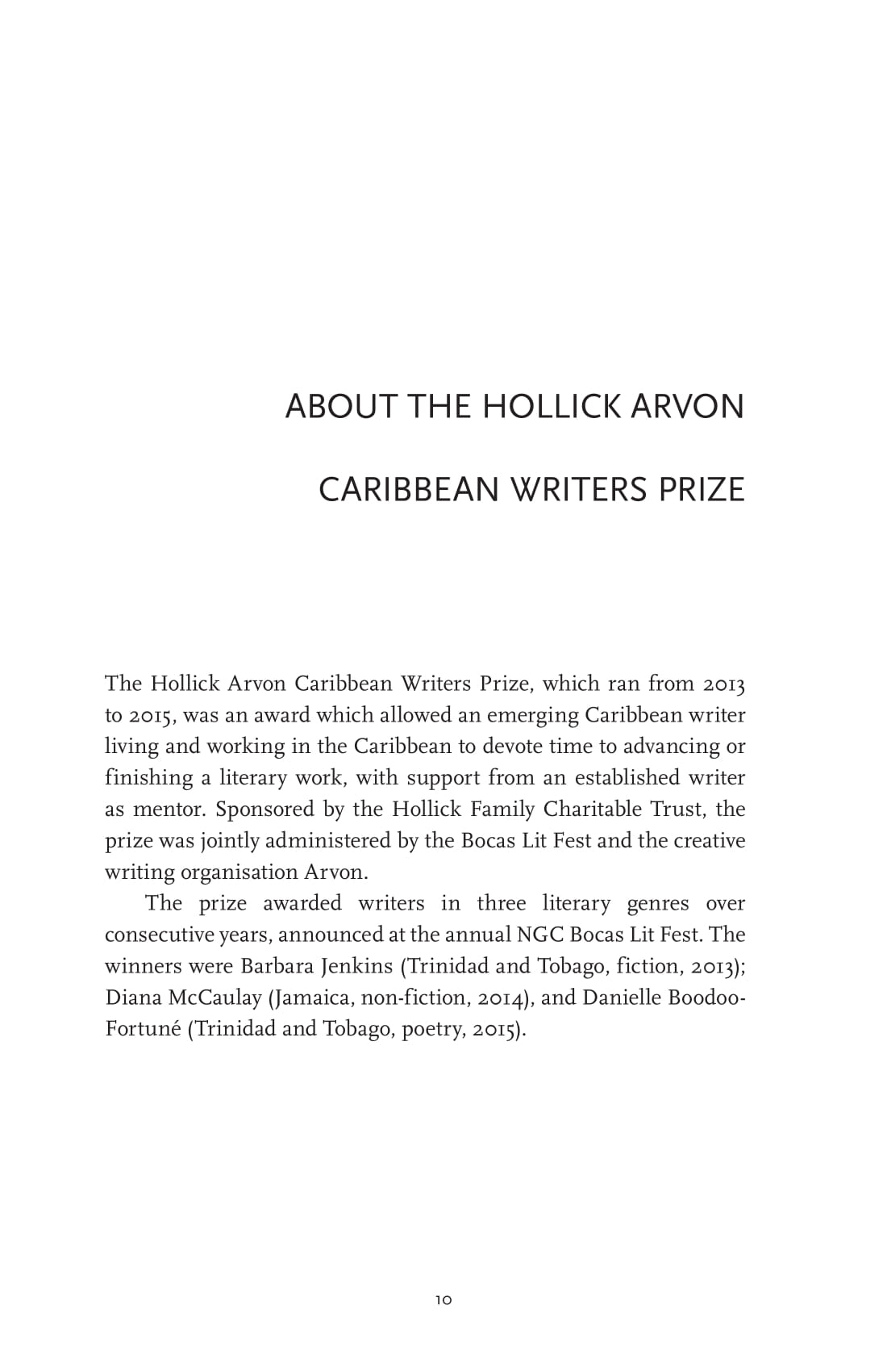 Thicker Than Water: New writing from the Caribbean