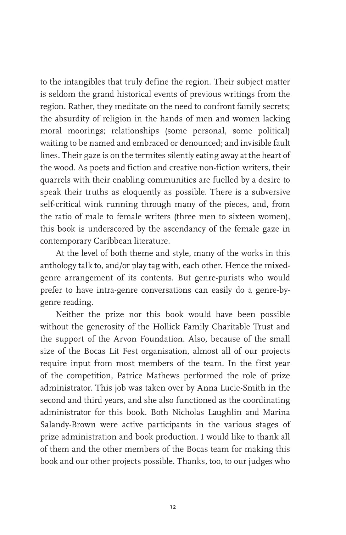 Thicker Than Water: New writing from the Caribbean